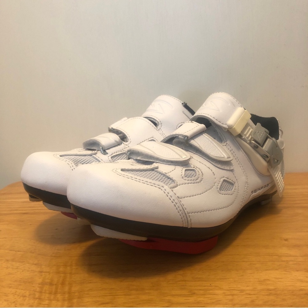 womans serfas Size Us 7 EUR 39 Uk 5 cycling shoes white Preowned